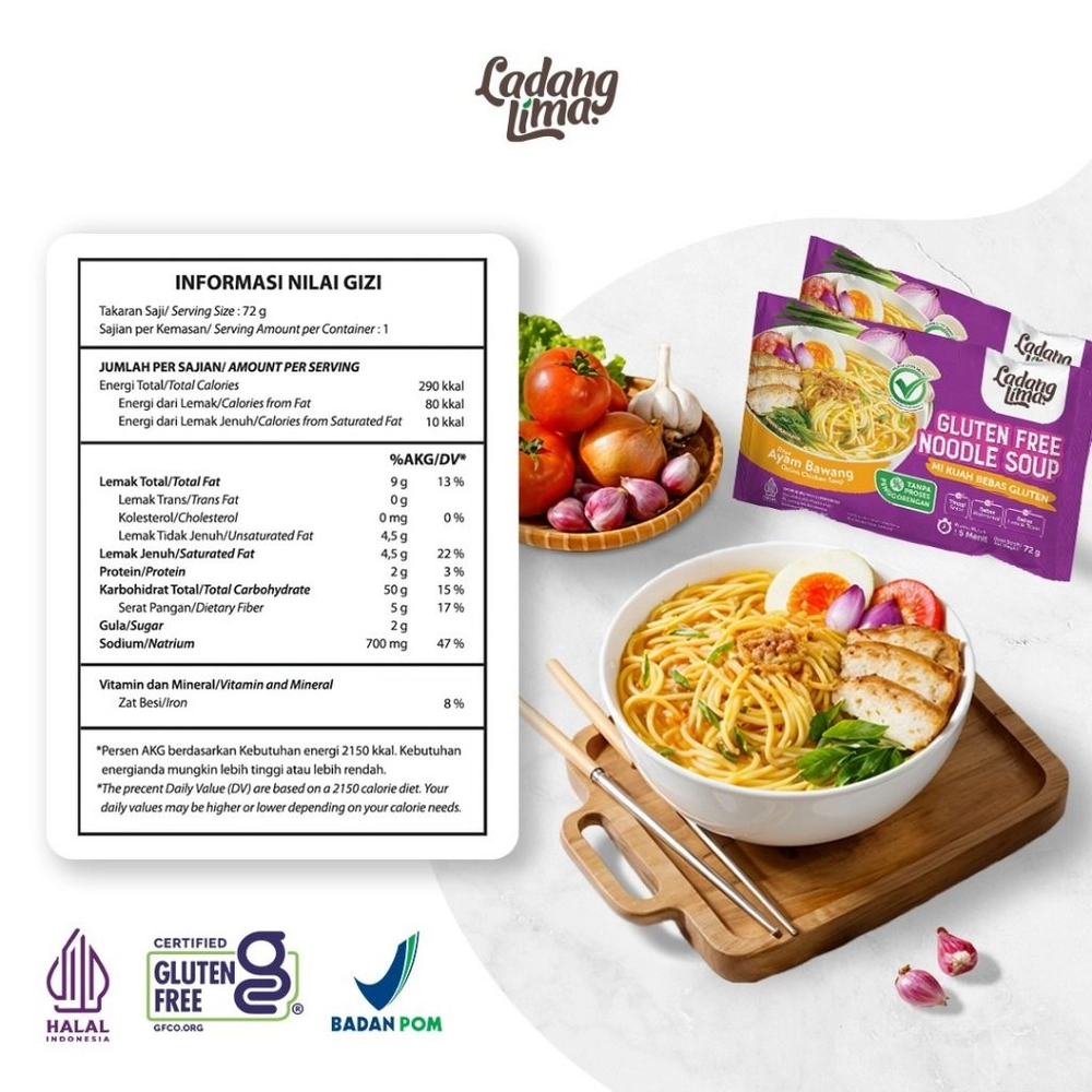 Paket Mie Ayam Bawang Ladang Lima