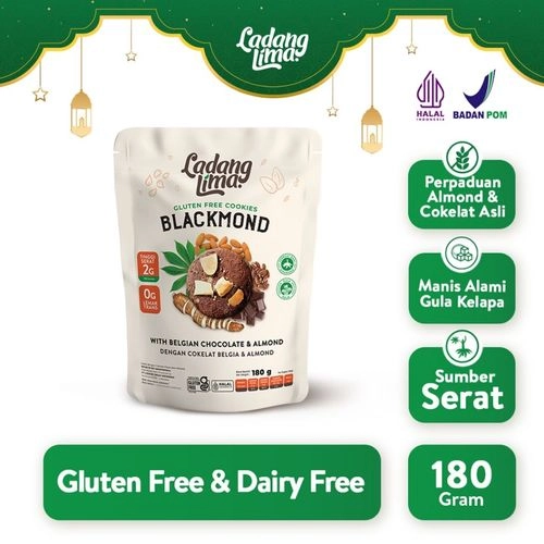 Ladang Lima - Blackmond Cookies 180g | Healthy Cookies With Protein